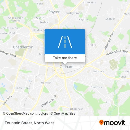 Fountain Street map