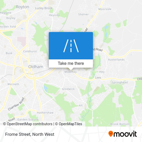 Frome Street map
