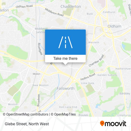 Glebe Street map
