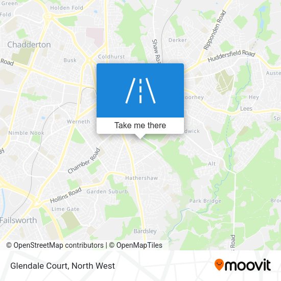 Glendale Court map