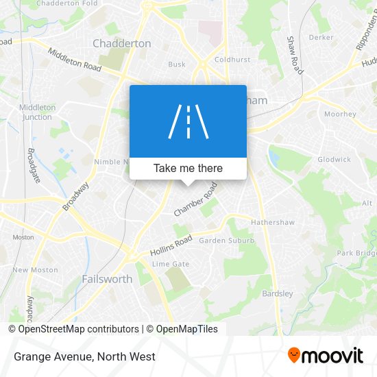 Grange Avenue map