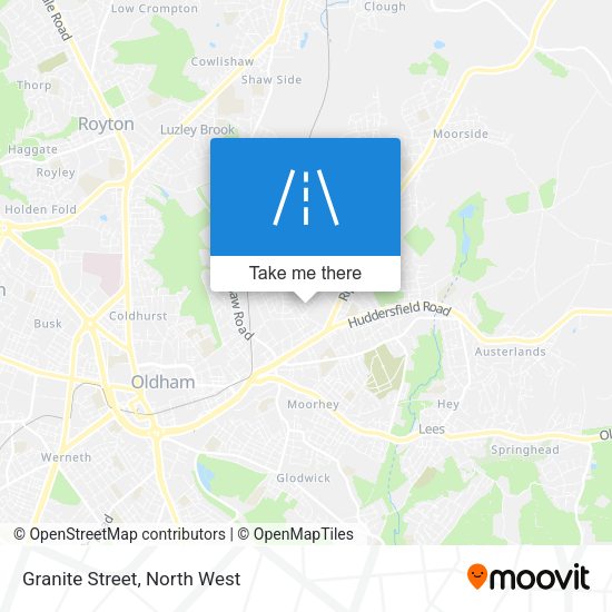 Granite Street map