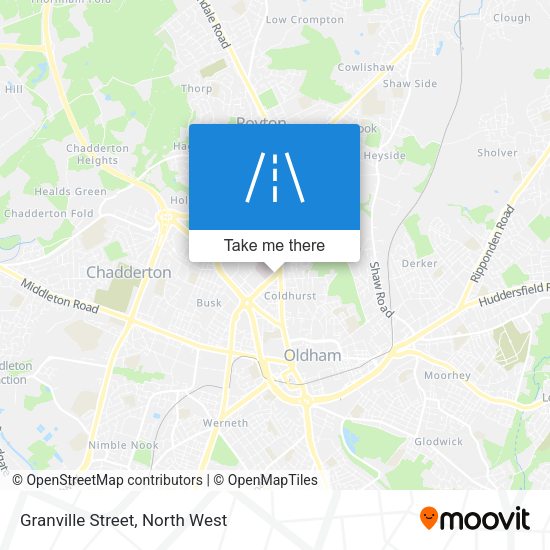 Granville Street map