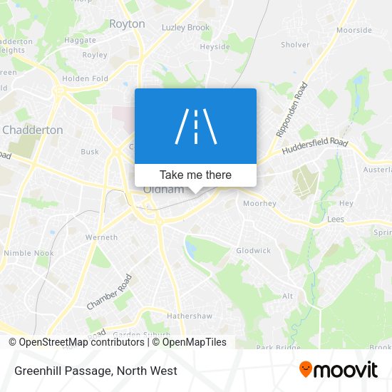 Greenhill Passage map