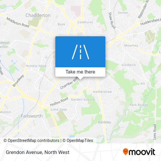Grendon Avenue map