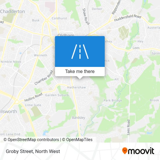Groby Street map