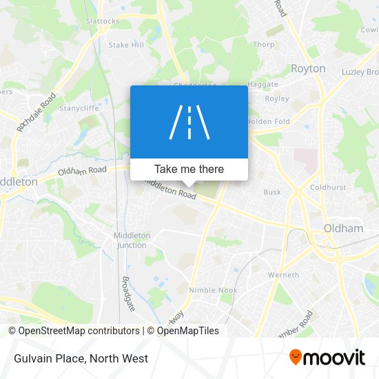 Gulvain Place map