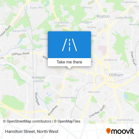 Hamilton Street map