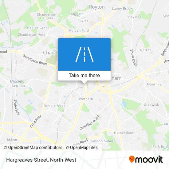 Hargreaves Street map