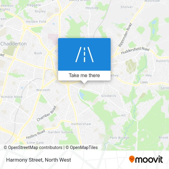Harmony Street map