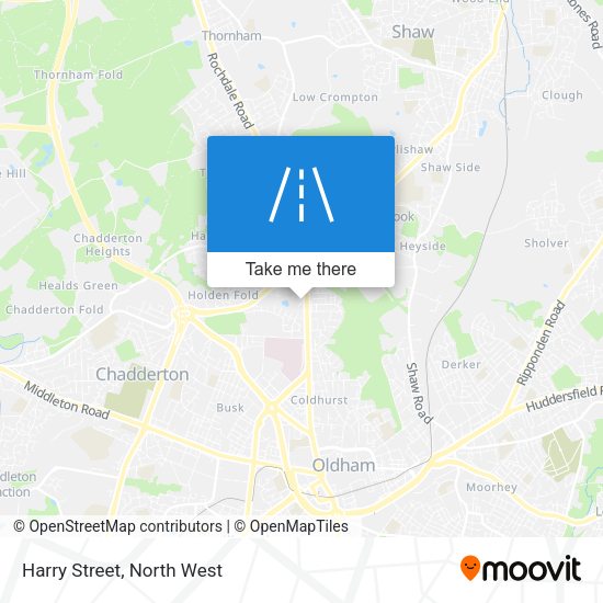 Harry Street map