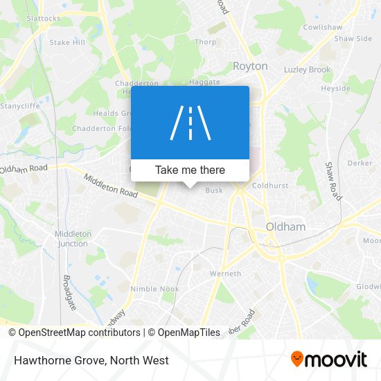 Hawthorne Grove map