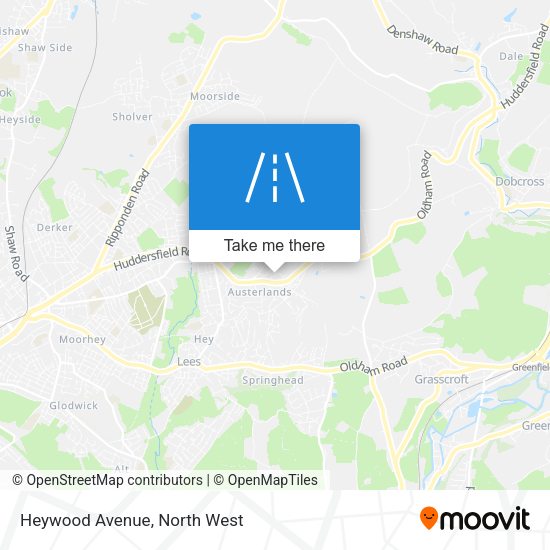 Heywood Avenue map