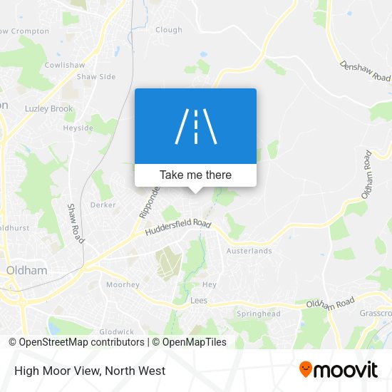 High Moor View map