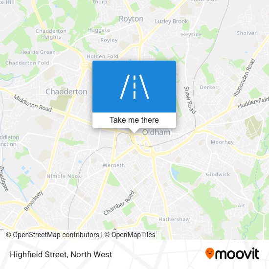 Highfield Street map