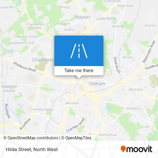 Hilda Street map