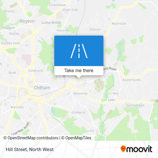 Hill Street map