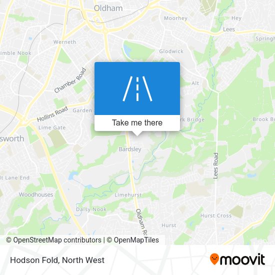 Hodson Fold map