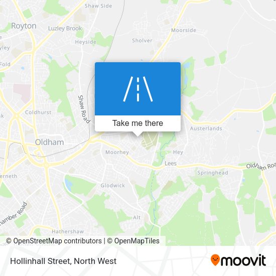 Hollinhall Street map