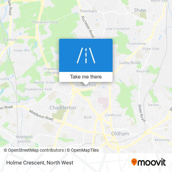 Holme Crescent map