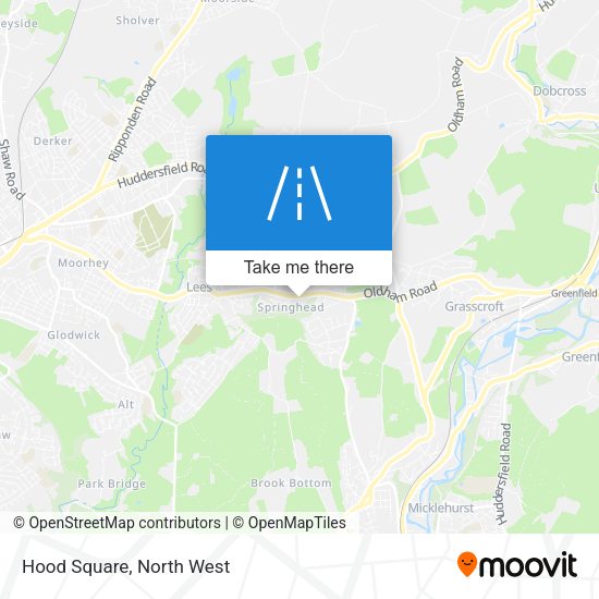 Hood Square map