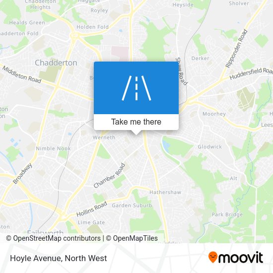 Hoyle Avenue map