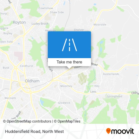 Huddersfield Road map