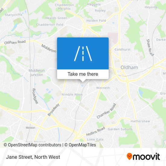 Jane Street map
