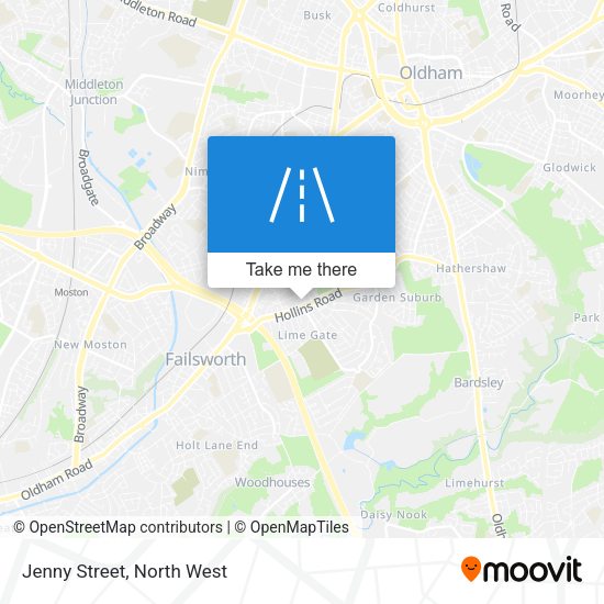 Jenny Street map
