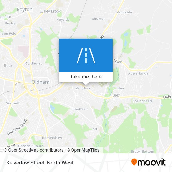Kelverlow Street map