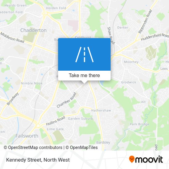 Kennedy Street map