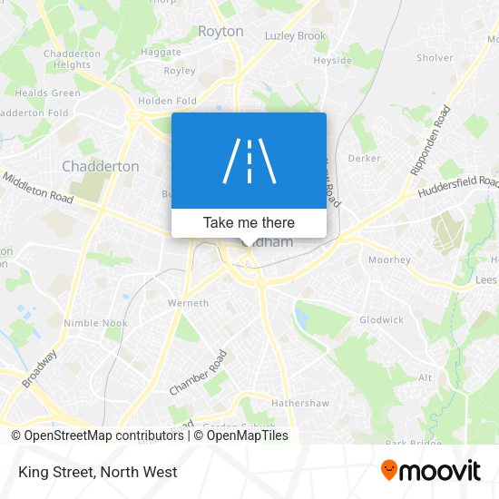 King Street map