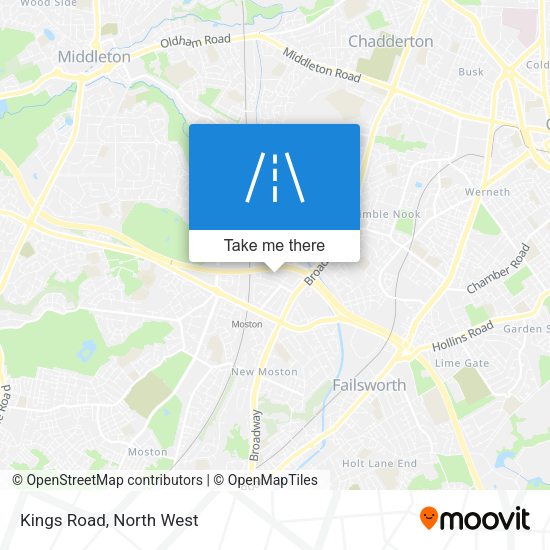 Kings Road map