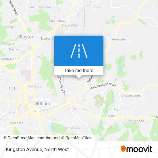 Kingston Avenue map
