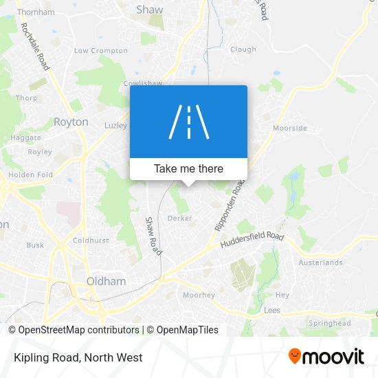 Kipling Road map