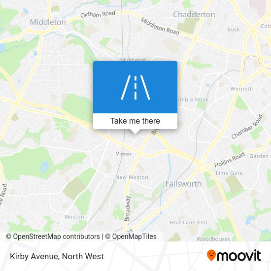 Kirby Avenue map