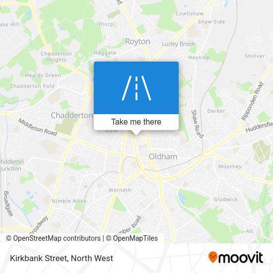 Kirkbank Street map