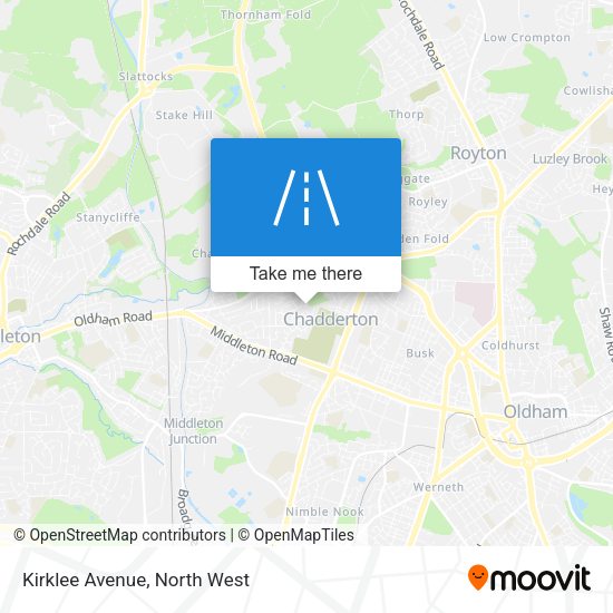 Kirklee Avenue map