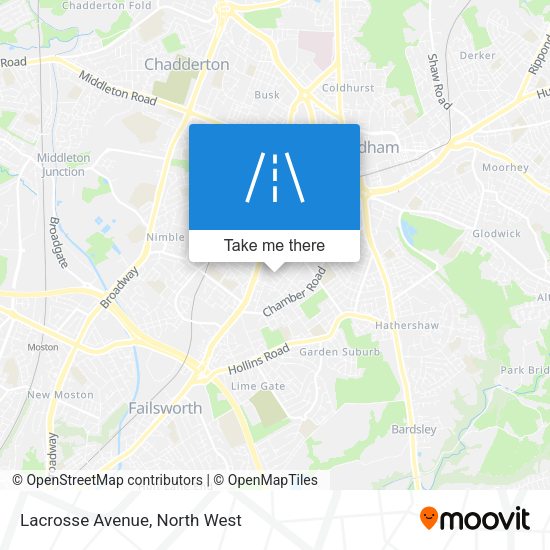Lacrosse Avenue map