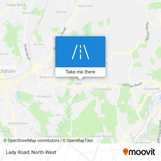 Lady Road map