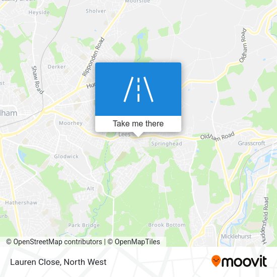 Lauren Close map