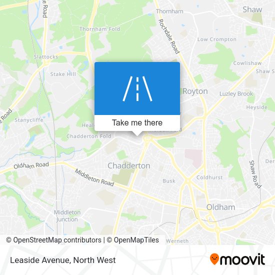 Leaside Avenue map