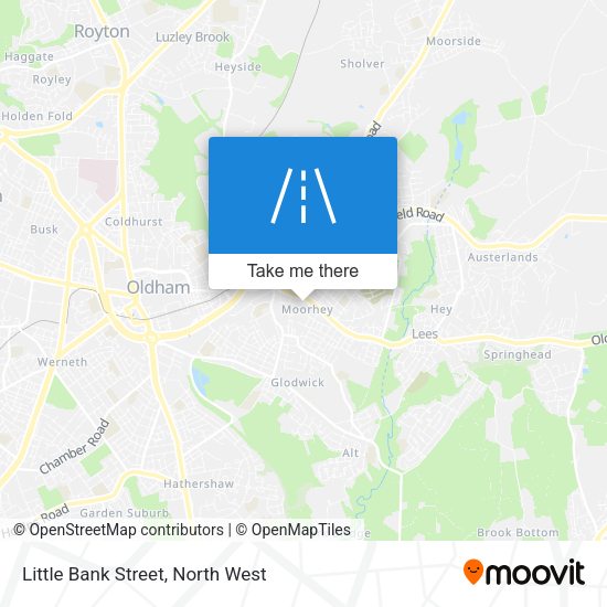Little Bank Street map