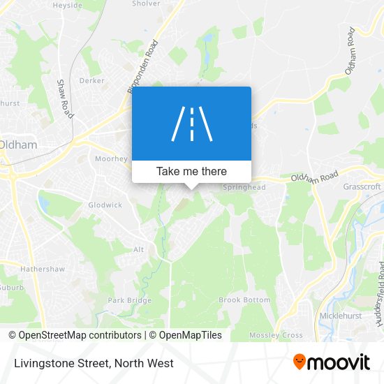Livingstone Street map