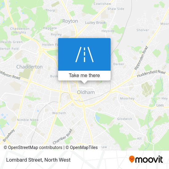 Lombard Street map