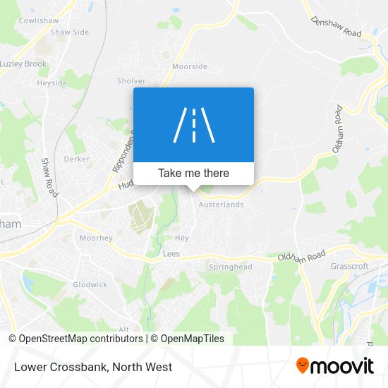 Lower Crossbank map