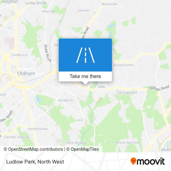 Ludlow Park map