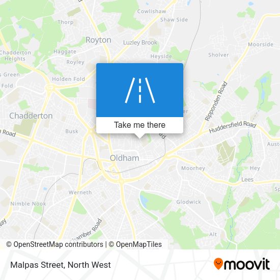 Malpas Street map