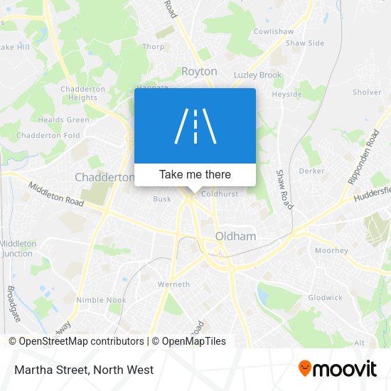 Martha Street map