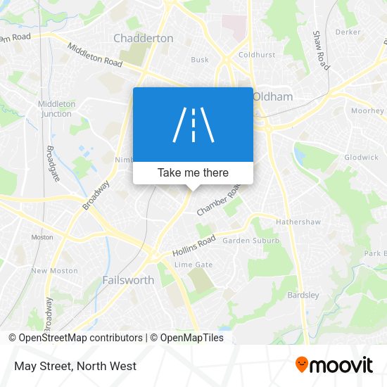 May Street map